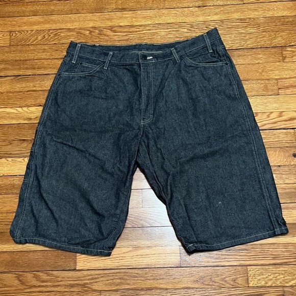 Dickies Shorts Dickies Mens Denim Shorts Size 4 Baggy Fit Jean